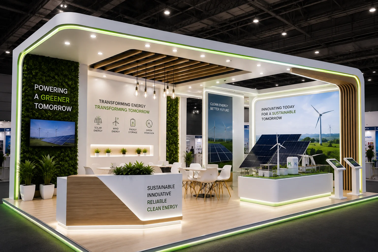 Custom Exhibition Stand for Renewable Energy India